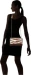 کیف باکت زنانه طرح دار Guess اصل