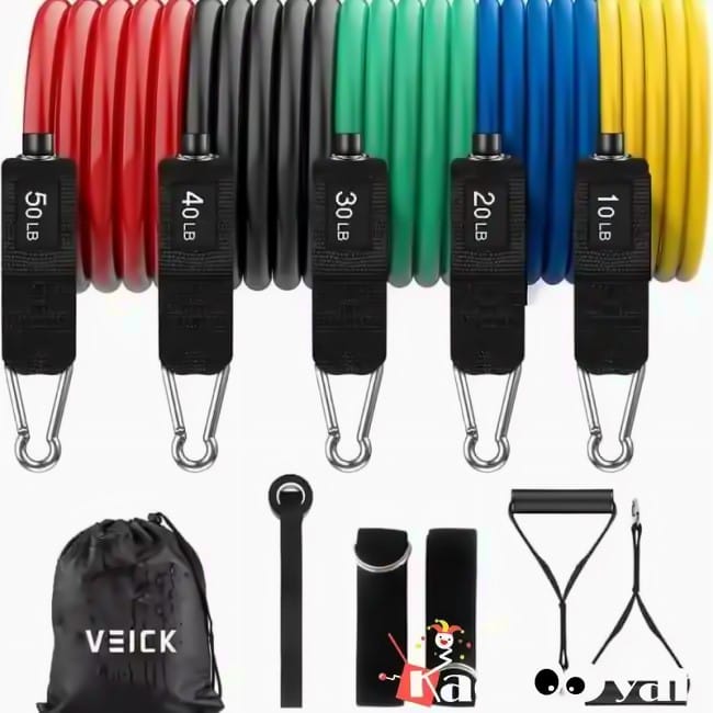 ست کامل کش پیلاتس ماهیچه ساز و فیزیوتراپی VEICK
