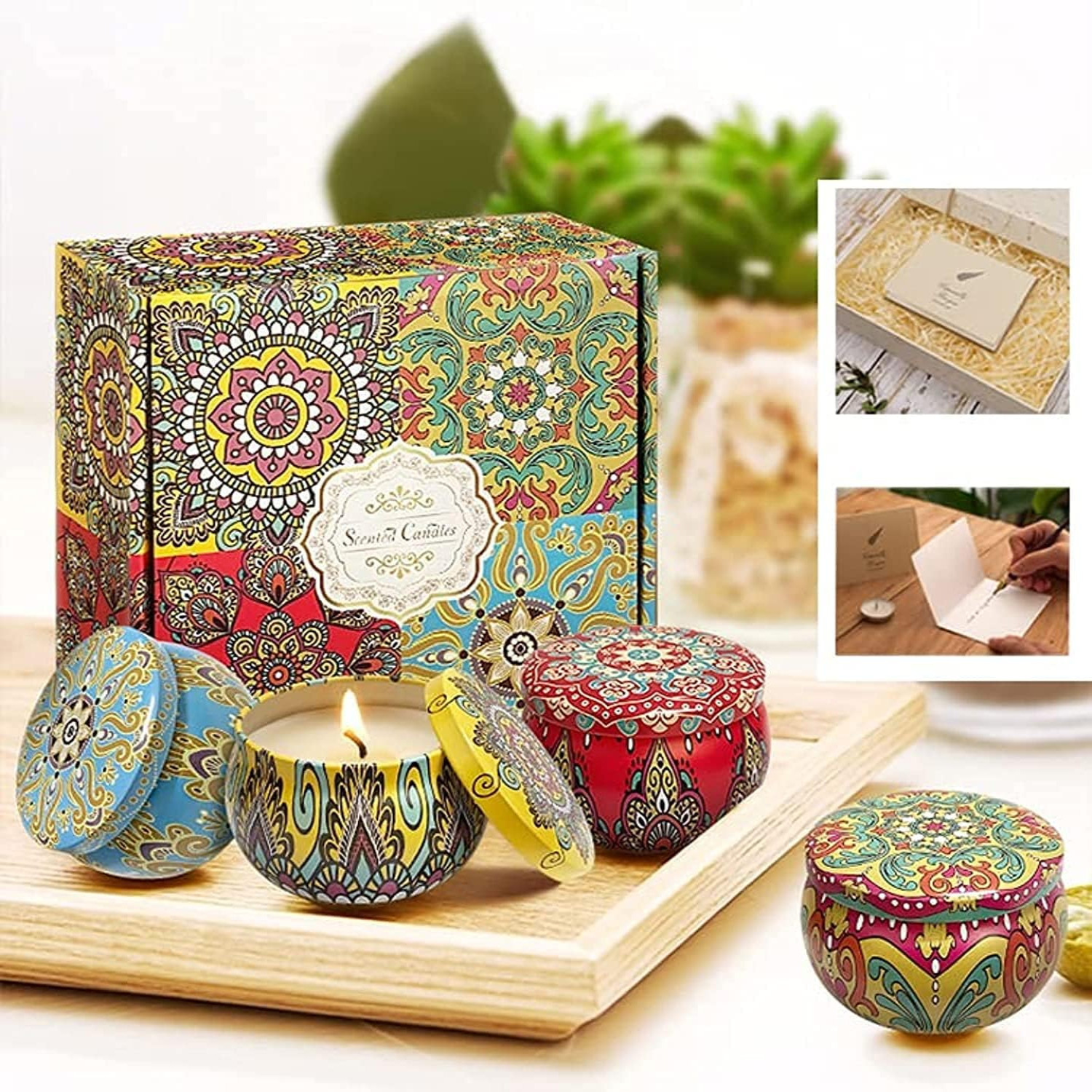 مجموعه شمع معطر با طراحی لوکس و رایحه‌های ماندگار