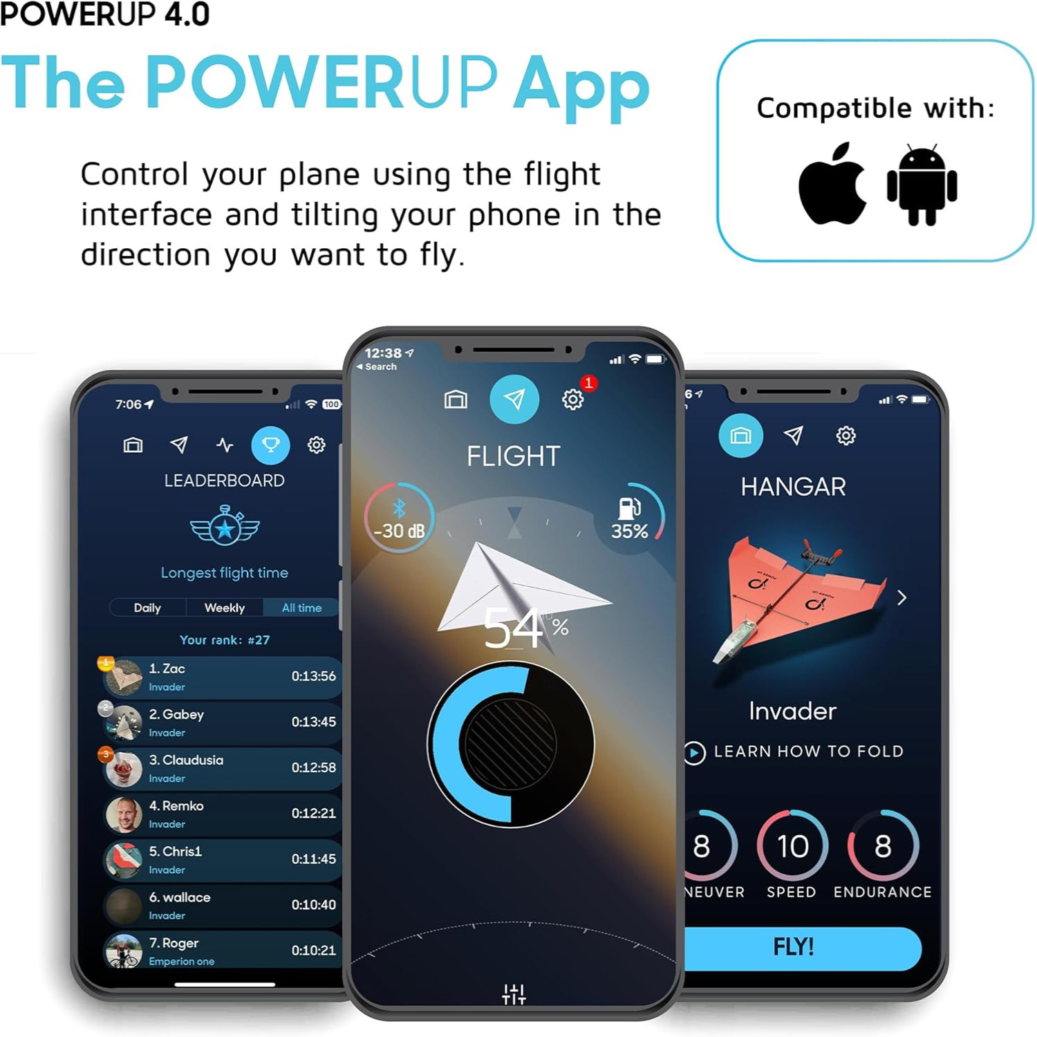 کیت هواپیما کاغذی قابل کنترل با موبایل
