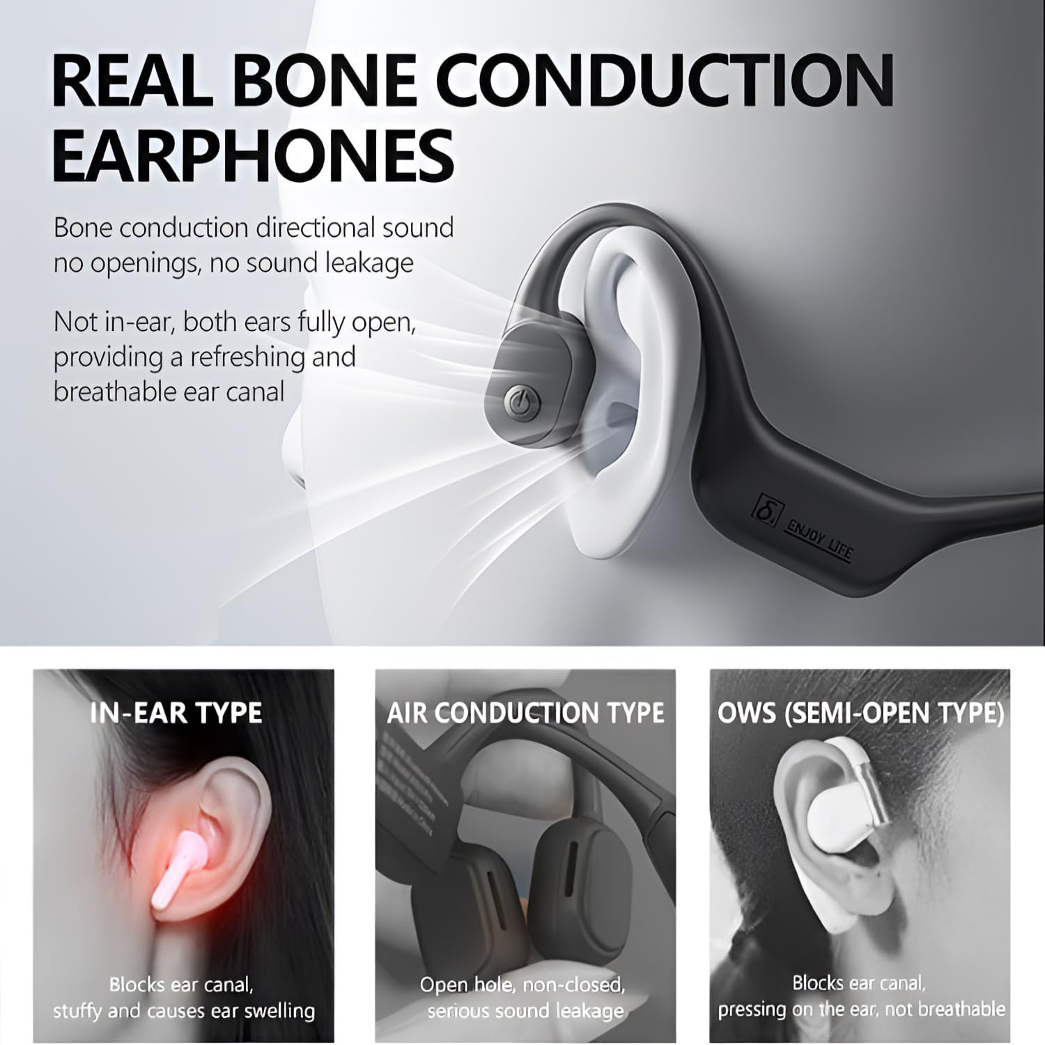 هندزفری پشت گردنی اورجینال S+ Bone  مخصوص ورزش