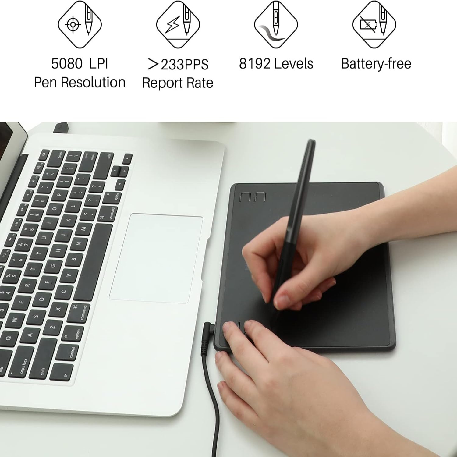 بوم طراحی دیجیتال قابل اتصال به اندروید،مک ویندوز، ios