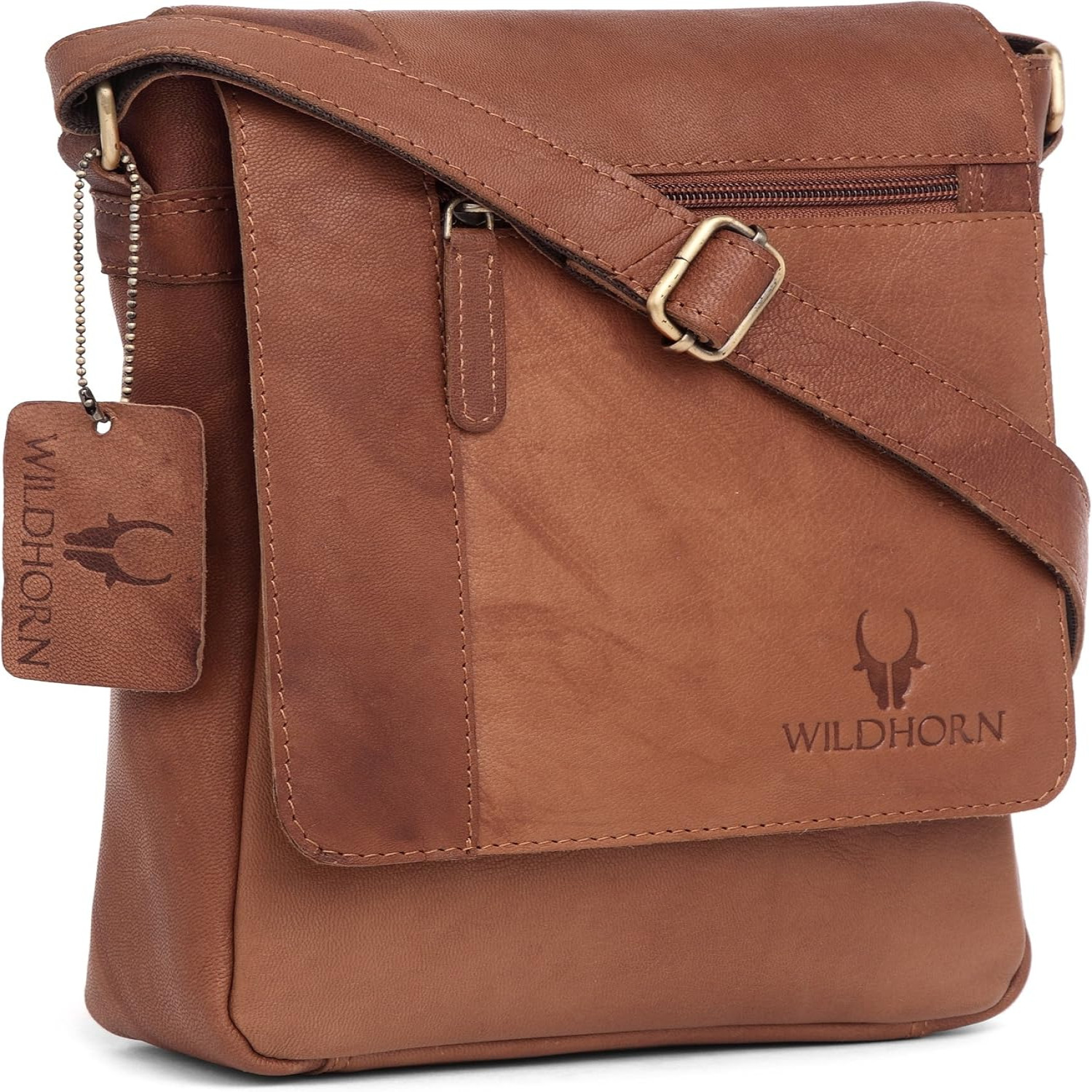 کیف رو دوشی 100% چرم مردانه WildHorn
