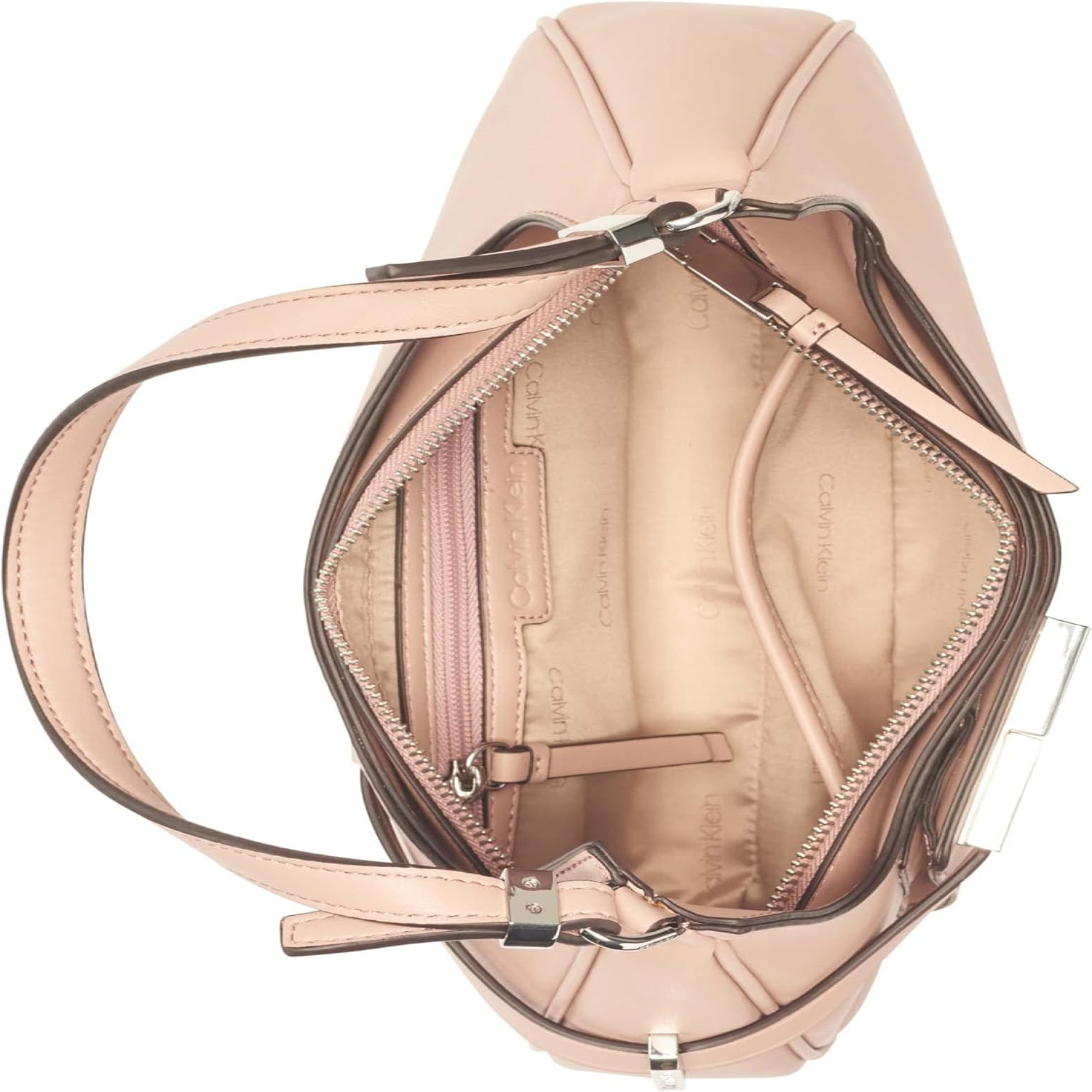 کیف چرم گیاهی با بند کوتاه Calvin Klein اصل
