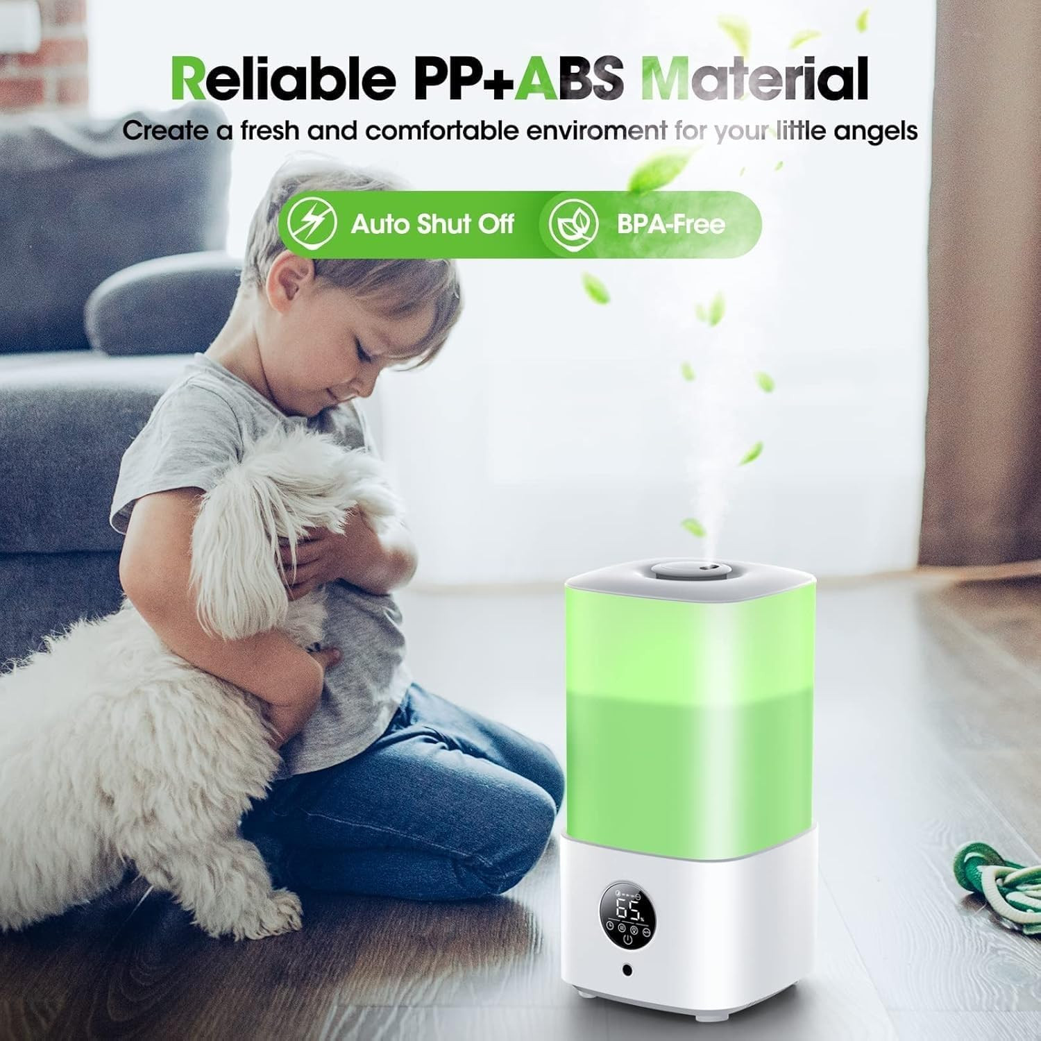 رطوبت ساز هوا کودک اولتراسونیک 2/5 لیتری برند Baeskii اصل
