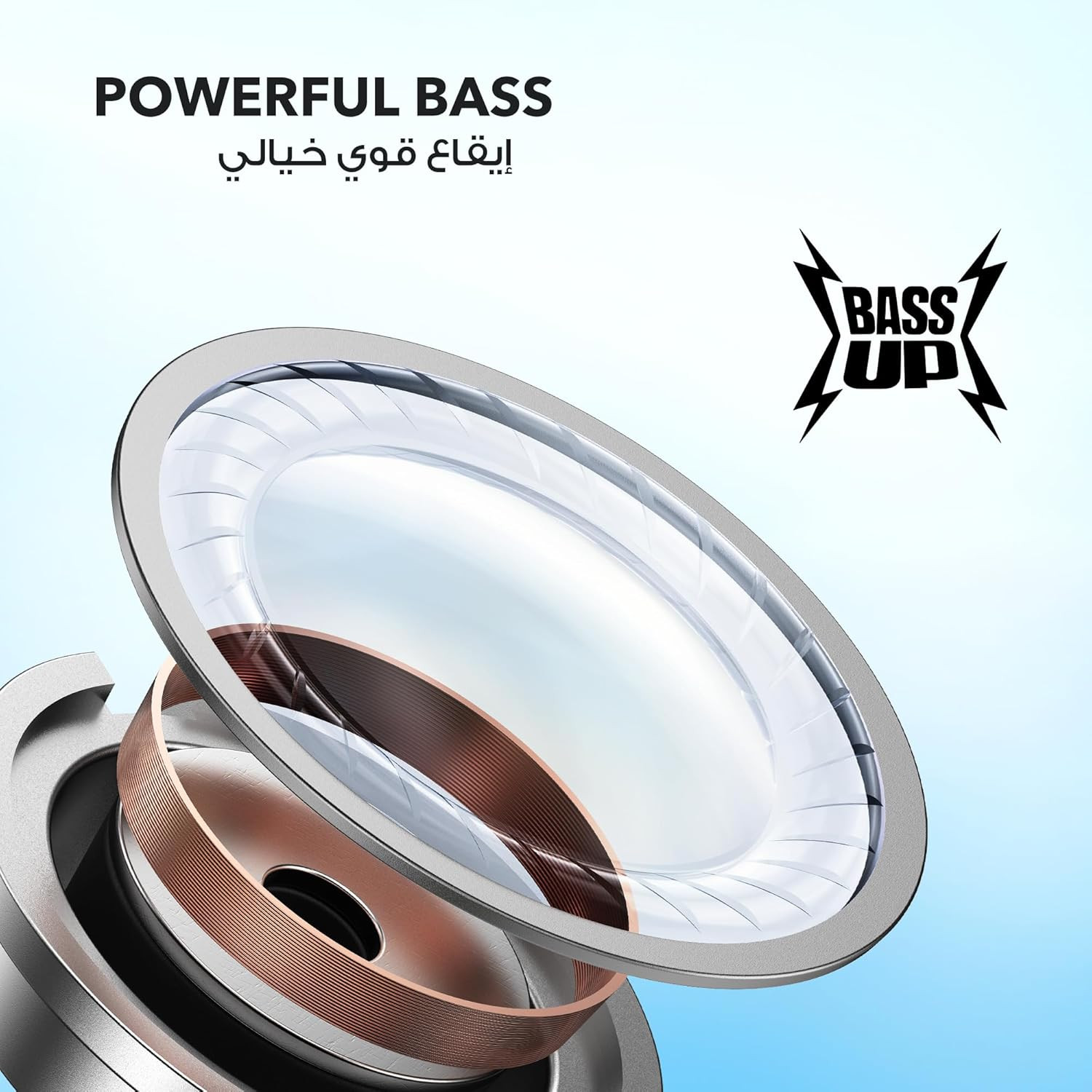 هدفون بلوتوثی 5.3 بیگ بیس با هوش مصنوعی Soundcore
