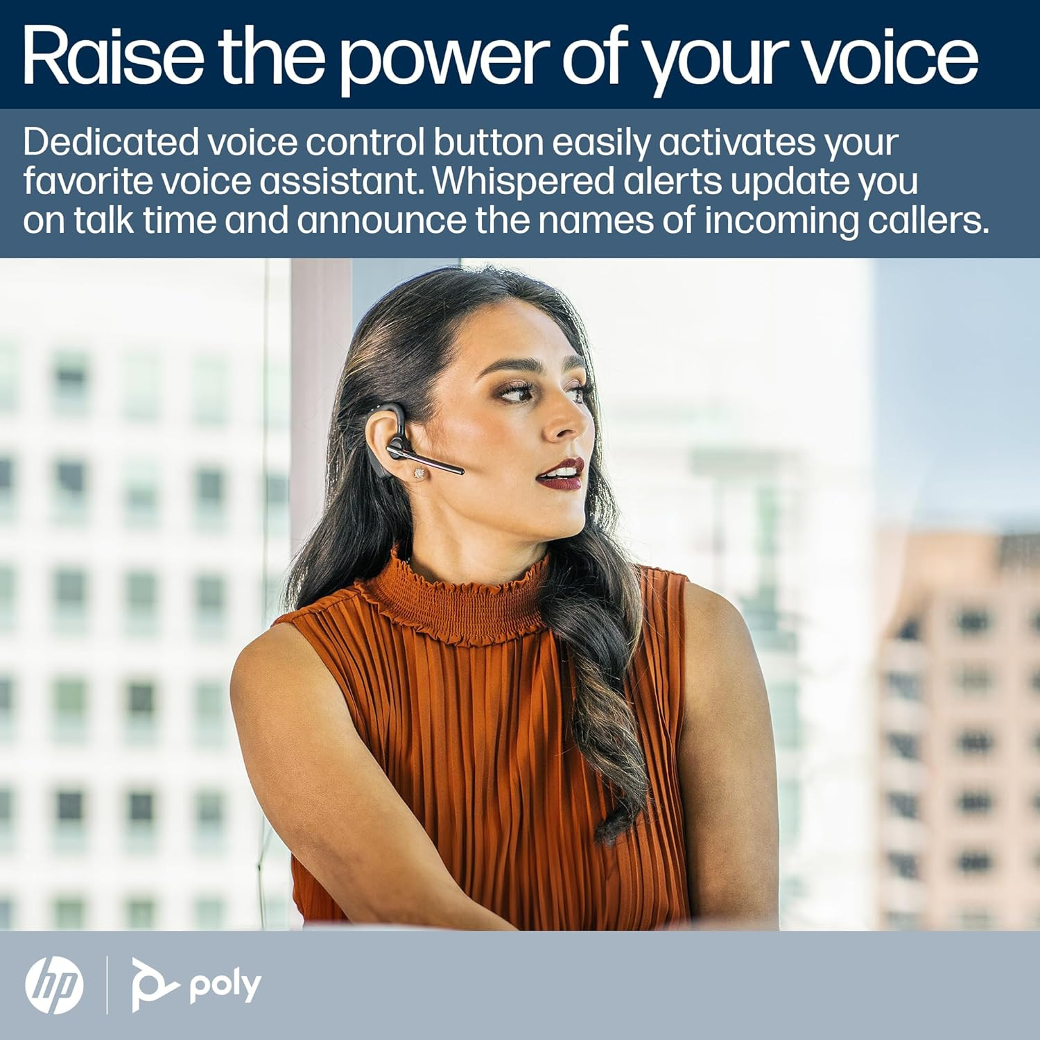 هدست بلوتوثی تکی بی سیم Platronics از برند Poly