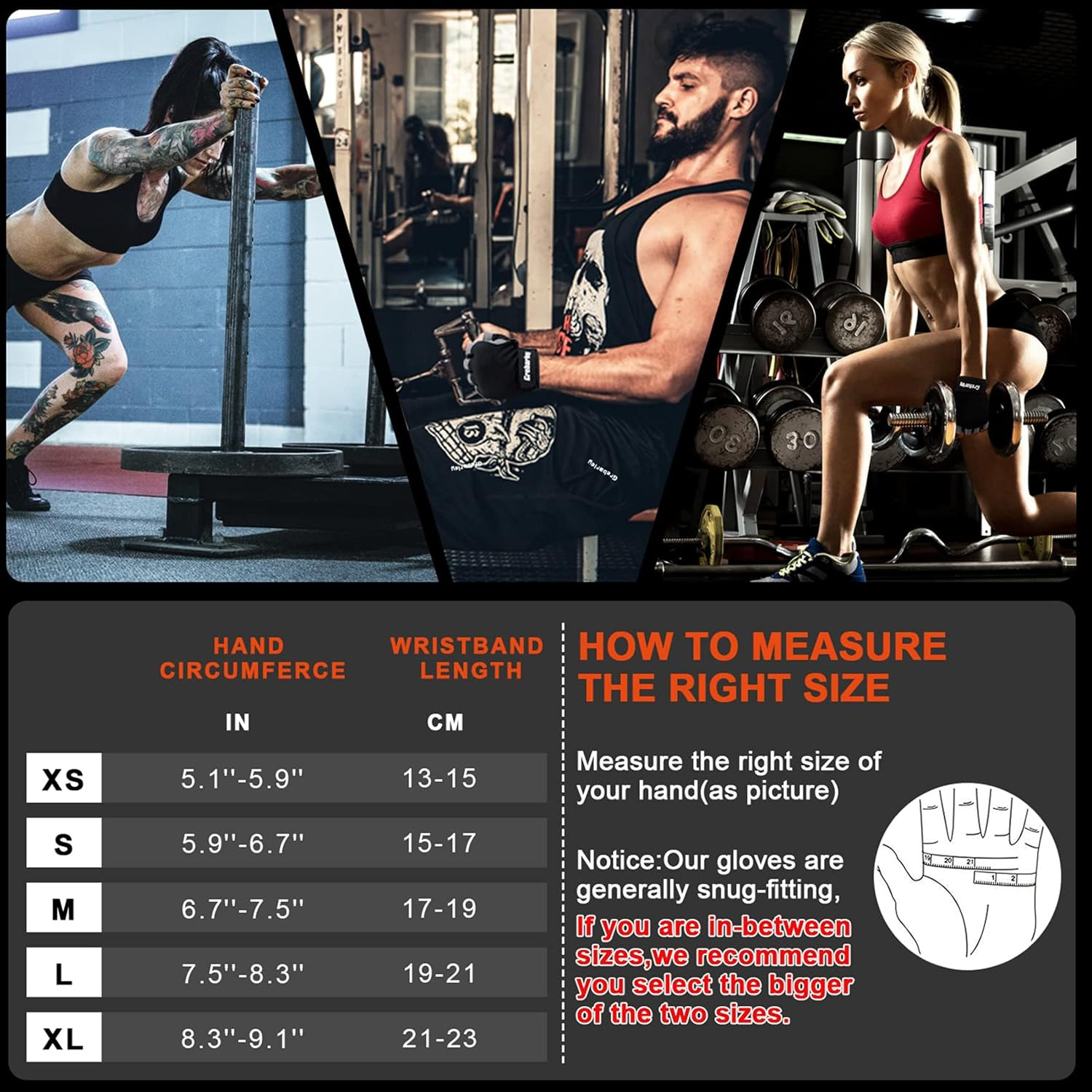 دستکش های حرفه ای بدنسازی مردانه و زنانه Grebarley