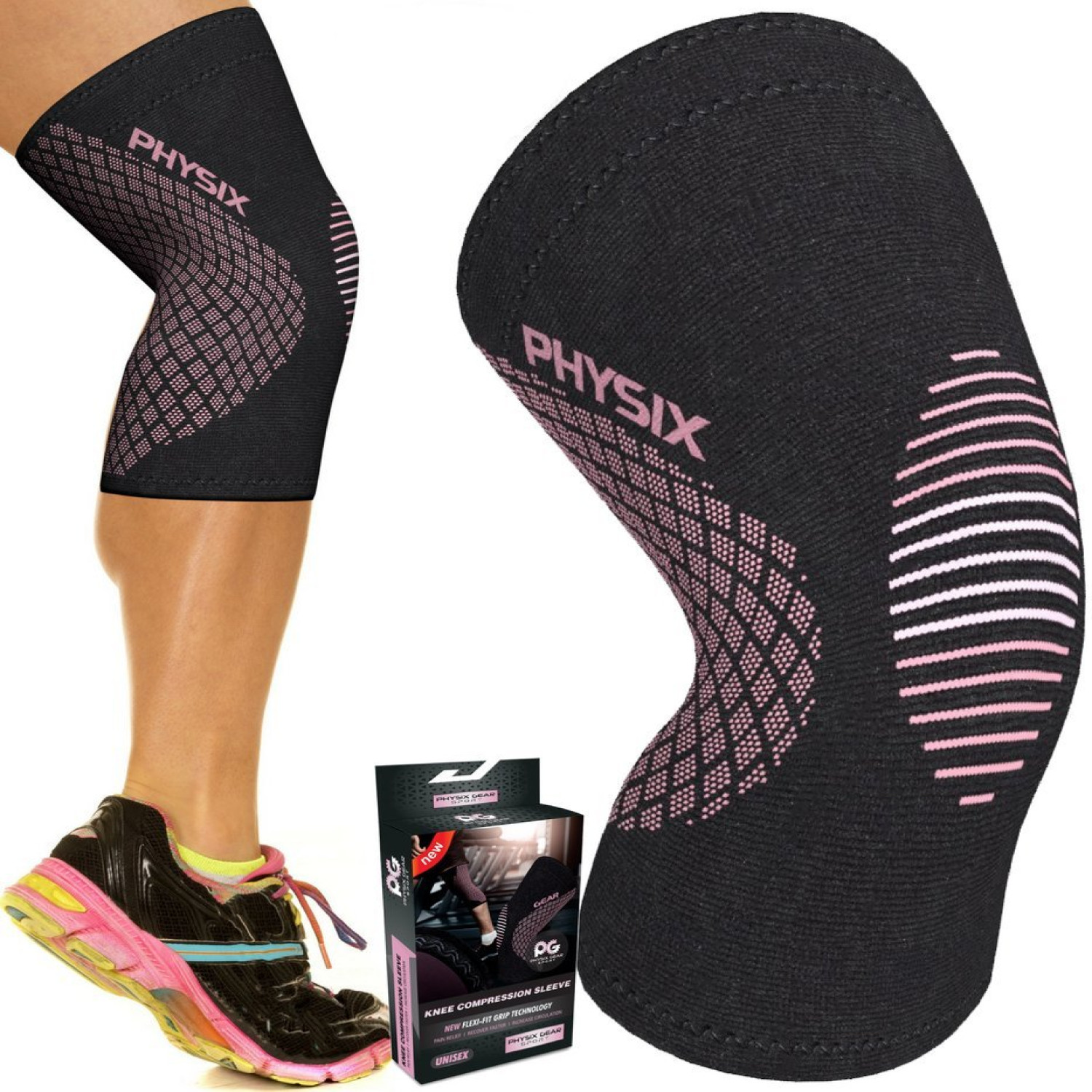 زانوبند طبی محافظتی و ریکاوری کاهش درد و تمرینات ورزشی Physix