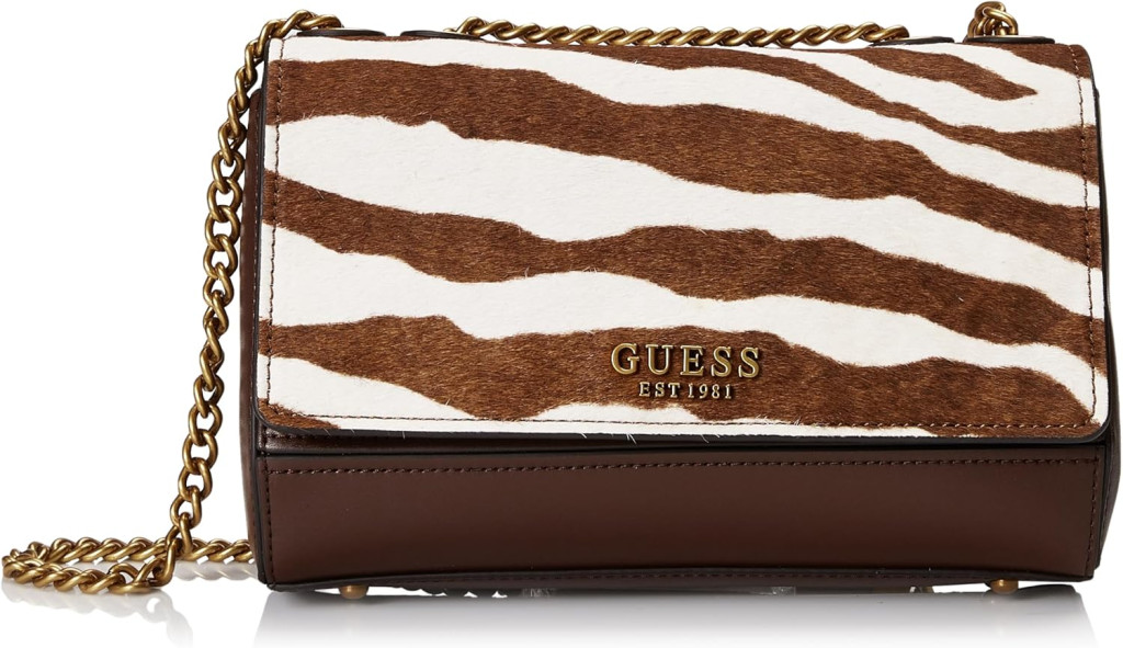 کیف باکت زنانه طرح دار Guess اصل
