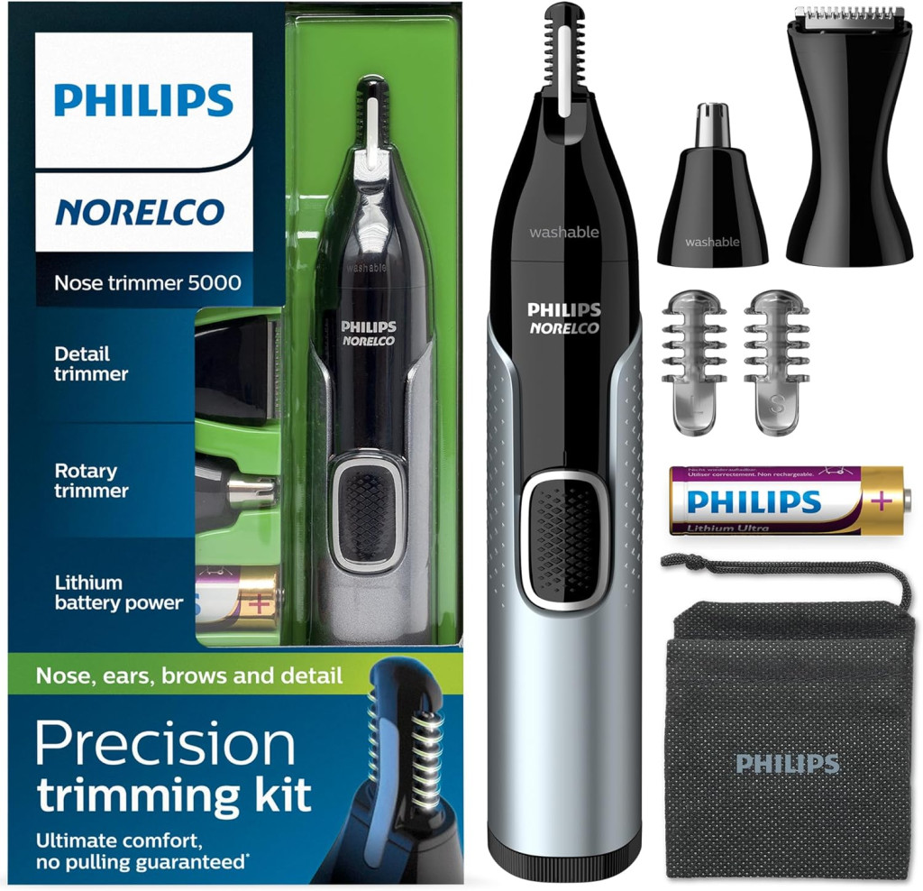 دستگاه اصلاح مو بینی و گوش ابرو Philips اورجینال