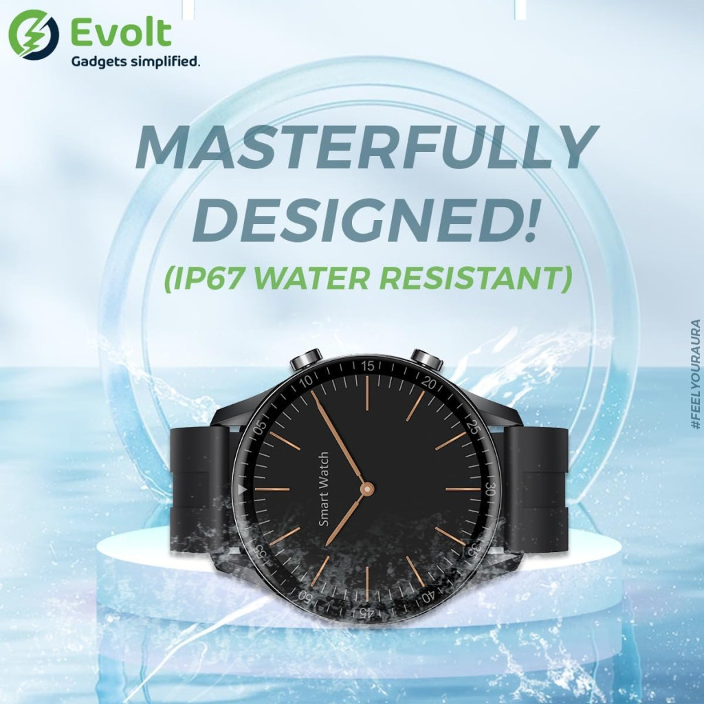 ساعت هوشمند Evolt Aura با صفحه نمایش IPS ویژگی‌های چند منظوره از طریق برنامه Evolt Gadgets