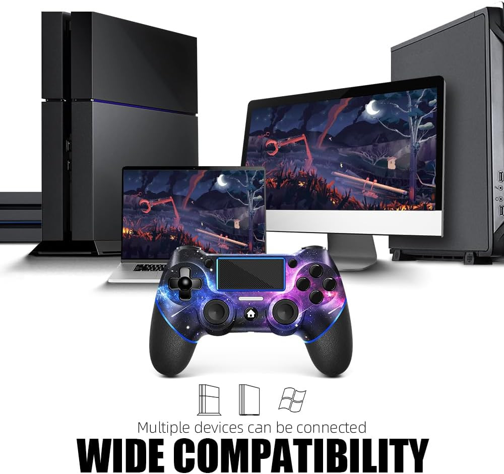 کنترلر بی سیم AceGamer برای PS4 سازگار با PS4/Pro/Slim/PC