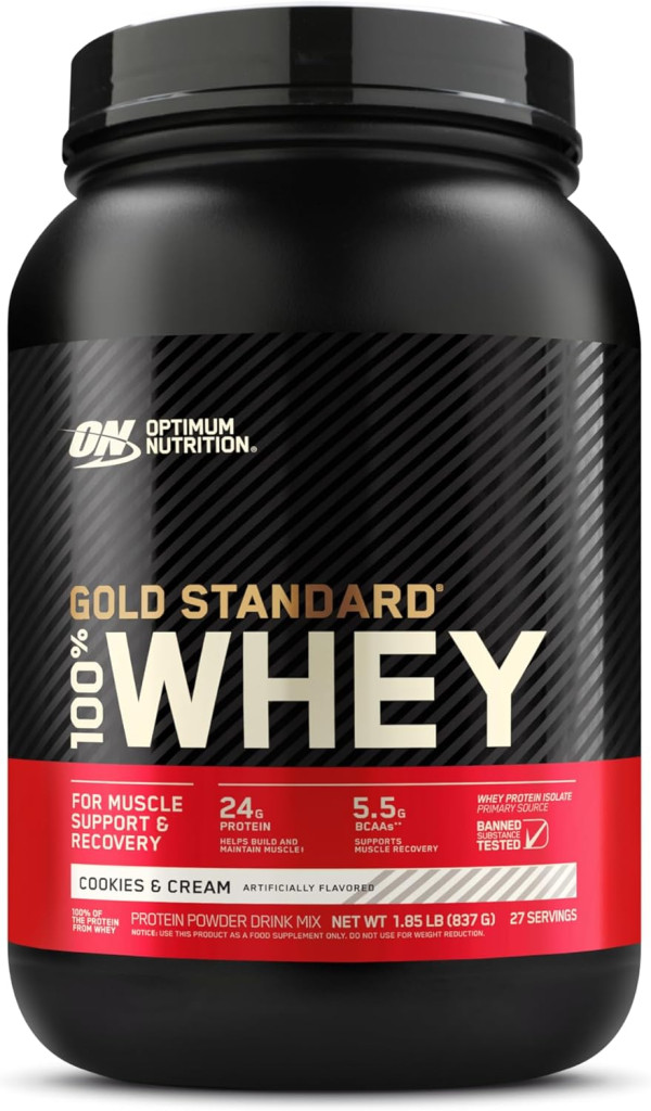 پودر پروتئین وی گلد استاندارد 100% از برند Optimum Nutrition
