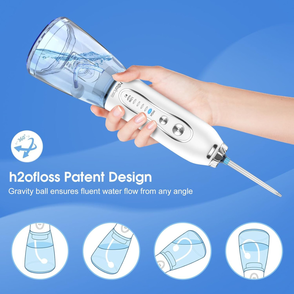 شستشوی دهان و دندان حرفه ای شارژی H2ofloss Water Flosser