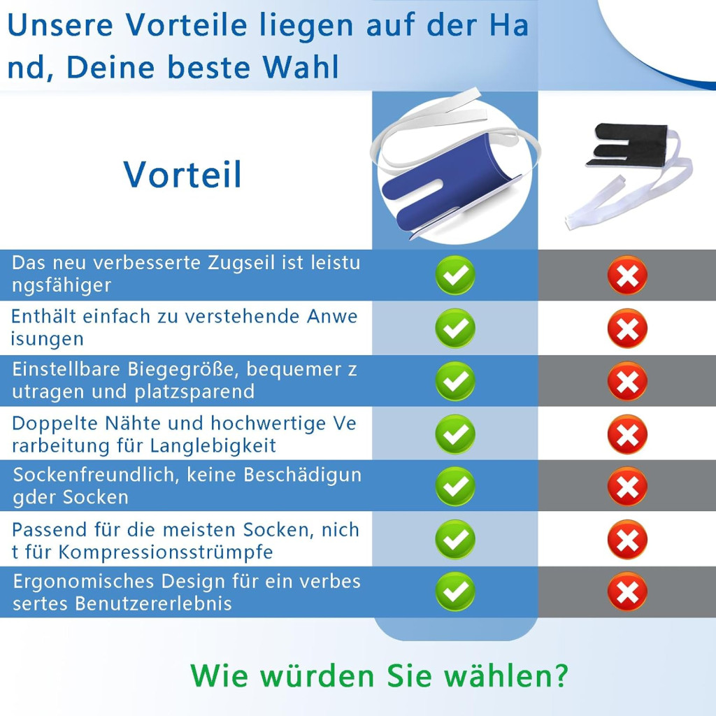 ابزار کمکی پوشیدن جوراب برای سالمندان و افراد با محدودیت حرکتی