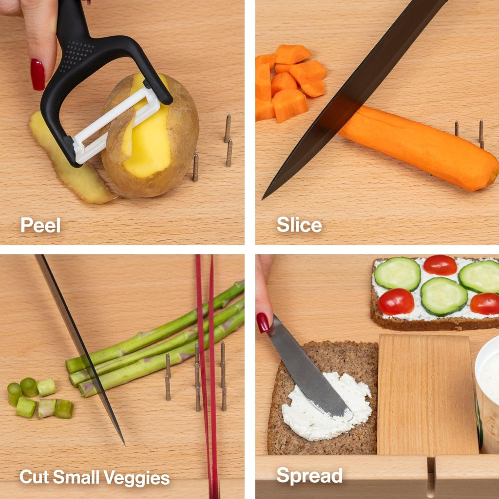 تخته برش کمکی آشپزخانه برای افراد معلول با محدودیت حرکتی