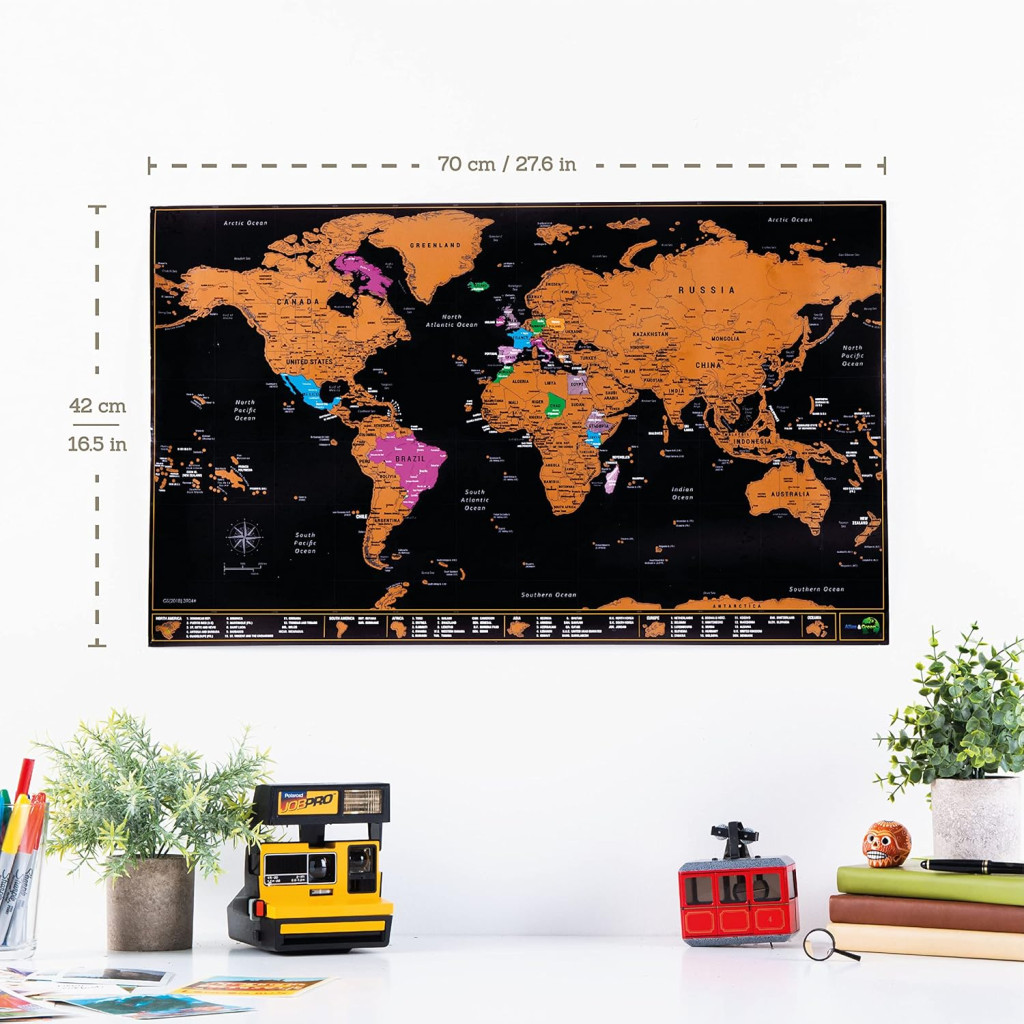 نقشه جهان با امکان علامت گذاری