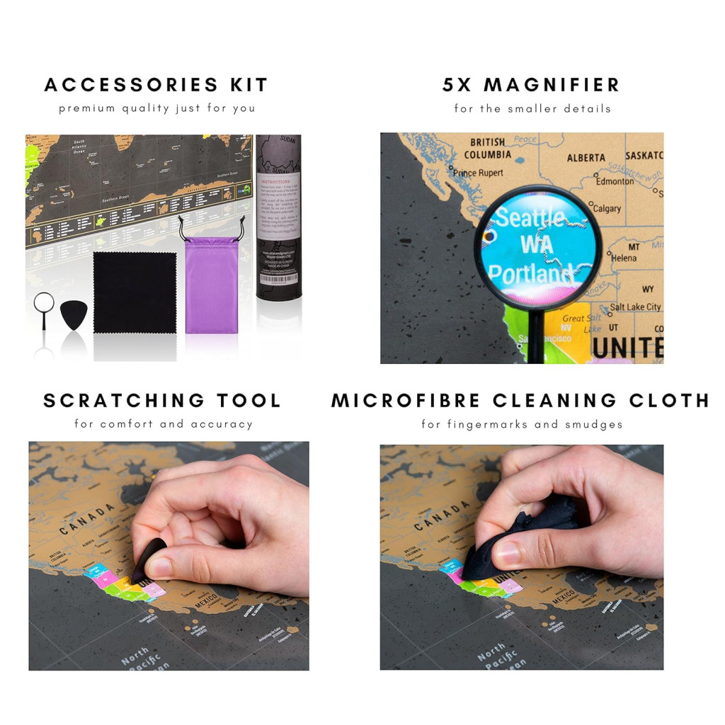 نقشه جهان با امکان علامت گذاری