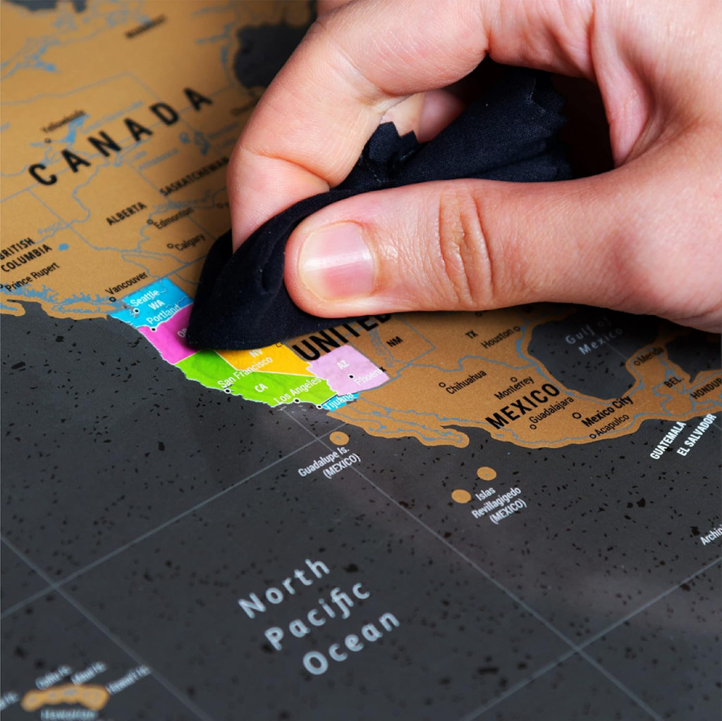 نقشه جهان با امکان علامت گذاری