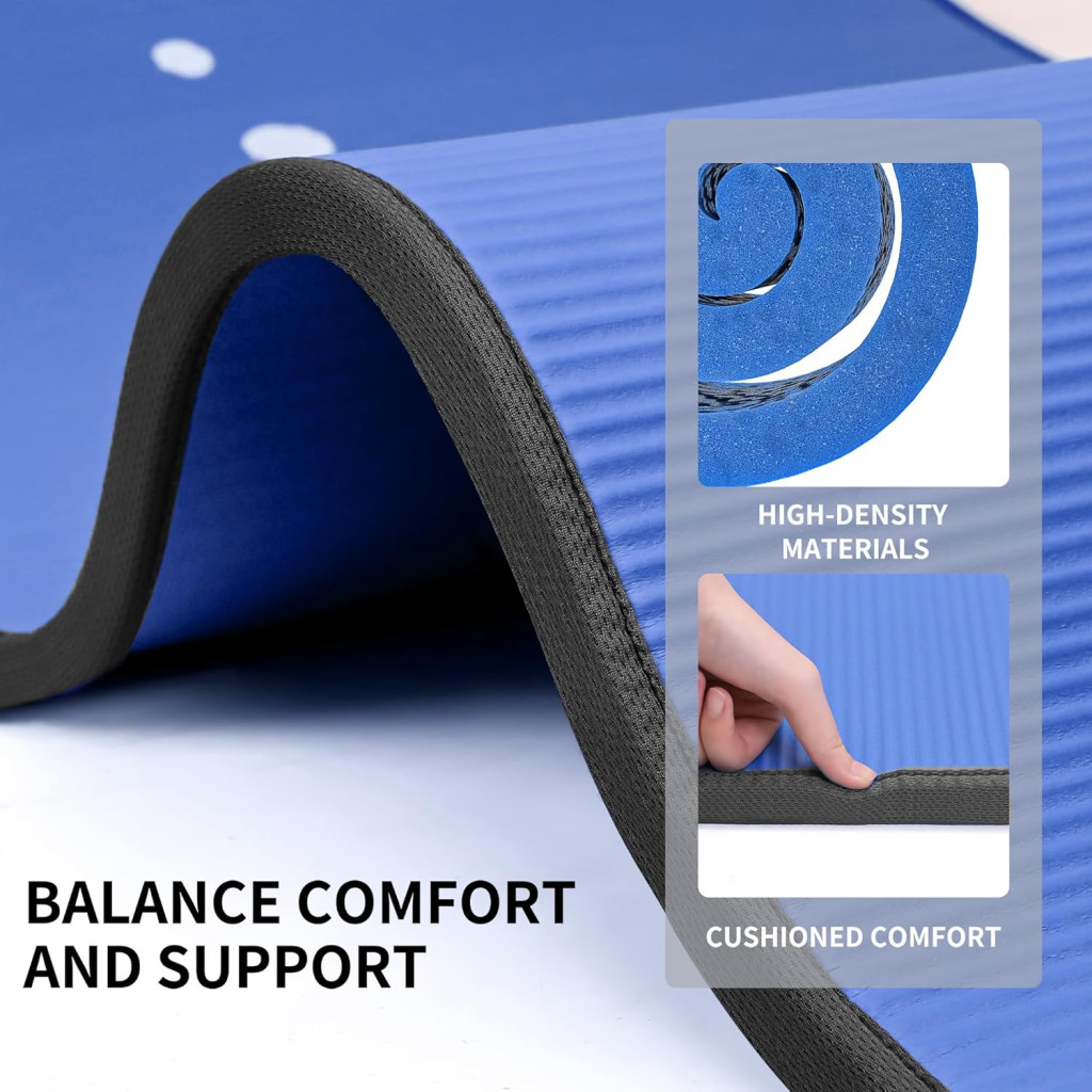 مت یوگا فوق حرفهای PROIRON | ضخامت زیاد، ضد لغزش، مناسب برای تمرین حرفهای