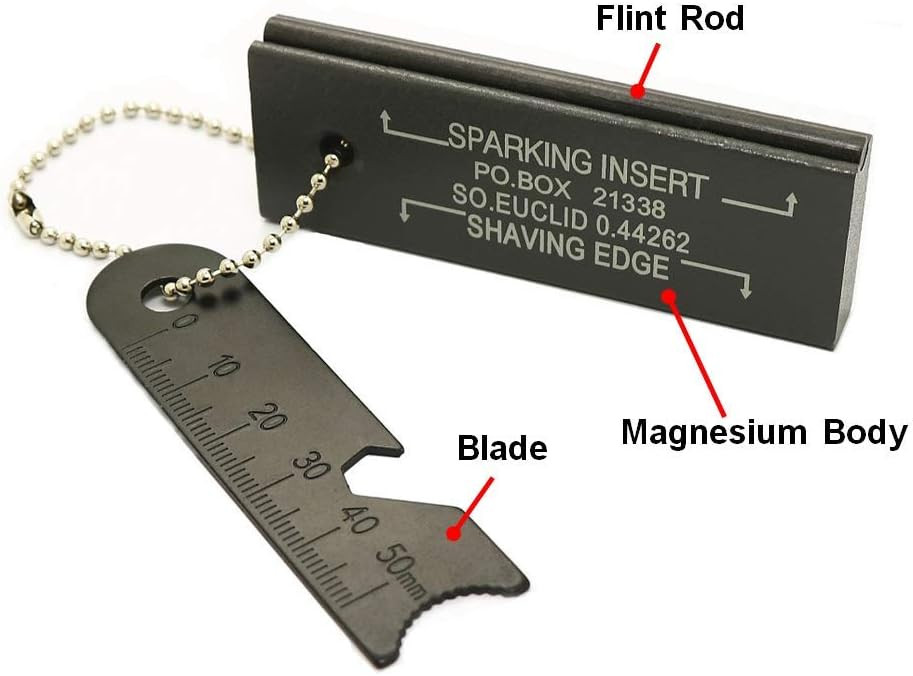 آتش‌ساز فلزی قابل حمل و ضدآب | روشن‌کردن آتش بدون نیاز به سوخت