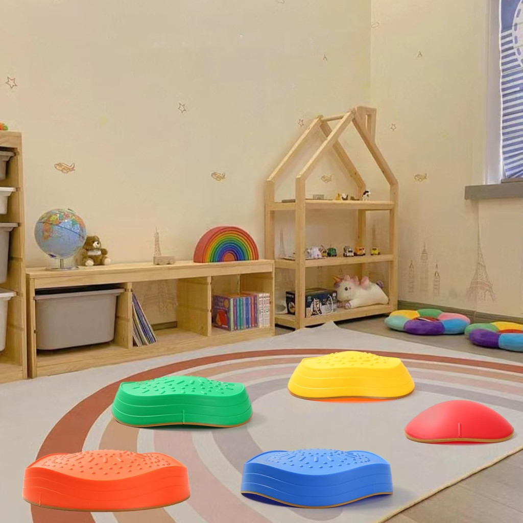 سنگ‌ های تعادل Fanboxk تقویت مهارت‌های حرکتی و هماهنگی کودکان اوتیسم