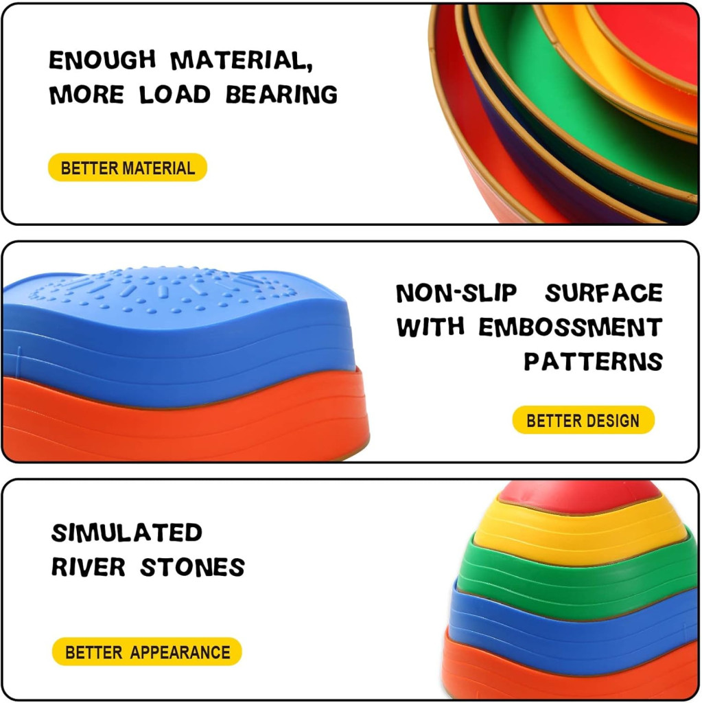 سنگ‌ های تعادل Fanboxk تقویت مهارت‌های حرکتی و هماهنگی کودکان اوتیسم