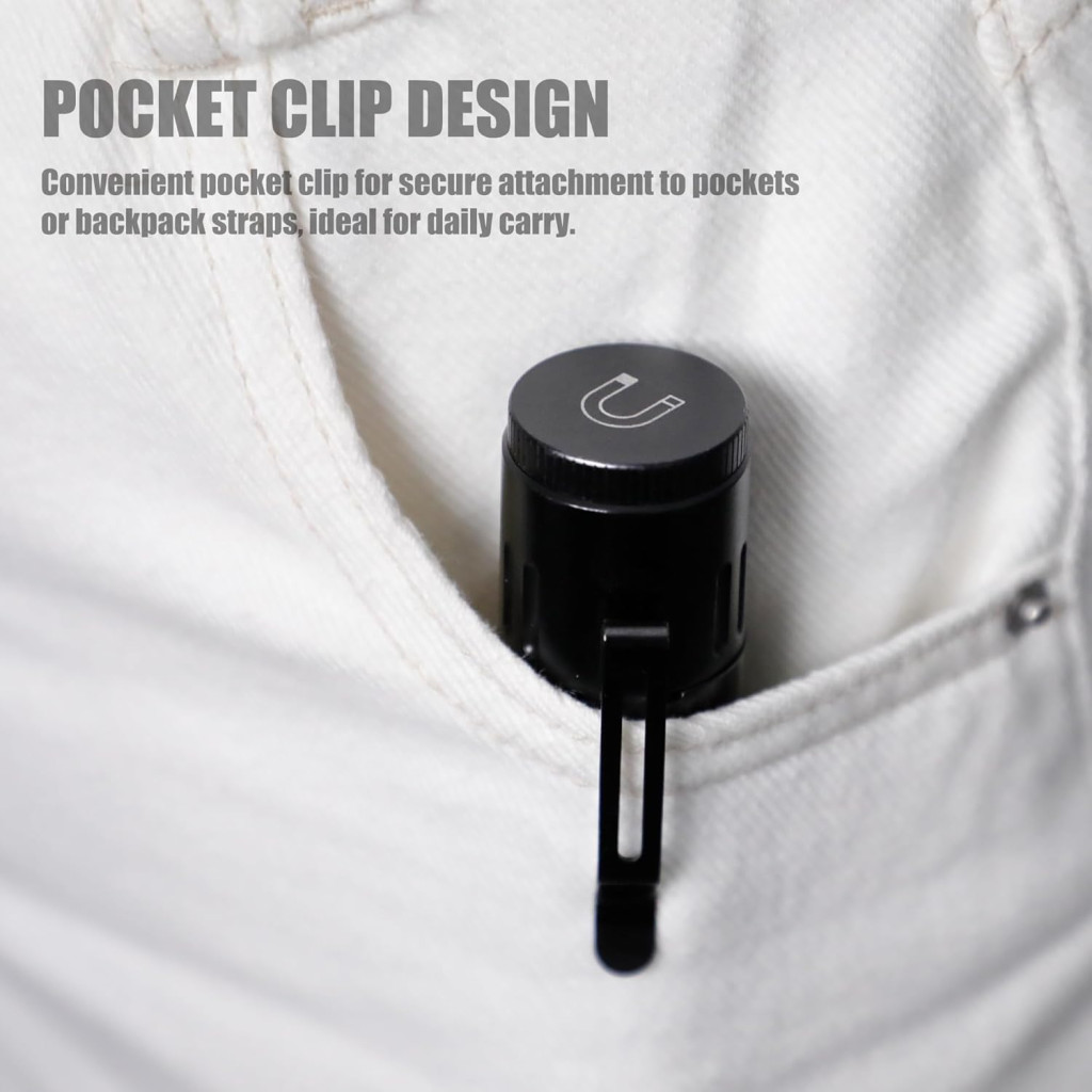 چراغ قوه جیبی WARSUN SQ03 شارژی | پرتاب نور 1000 لومن، آهنربا انتهایی، ضدآب